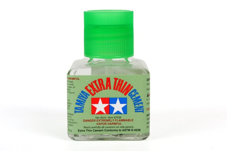 Tamiya Extra Thin Cement - 40ml Bottle - The Merri Artist - merriartist.com