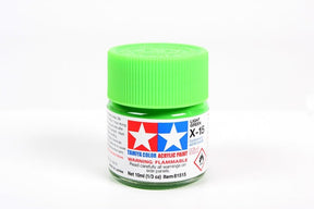 Tamiya Mini Acrylic 10 ml - X - 15 Light Green Gloss Finish - The Merri Artist - merriartist.com
