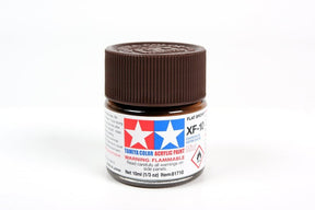 Tamiya Mini Acrylic 10 ml - XF - 10 Flat Brown Matte Finish - The Merri Artist - merriartist.com