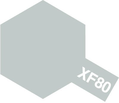 Tamiya Mini Acrylic 10 ml XF - 80 Royal Light Gray Matte Finish - The Merri Artist - merriartist.com