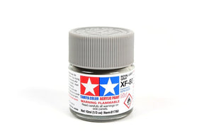 Tamiya Mini Acrylic 10 ml XF - 80 Royal Light Gray Matte Finish - The Merri Artist - merriartist.com