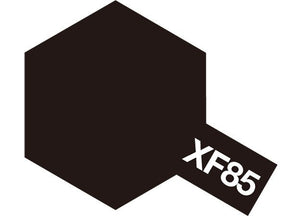 Tamiya Mini Acrylic 10 ml - XF - 85 Rubber Black Matte Finish - The Merri Artist - merriartist.com