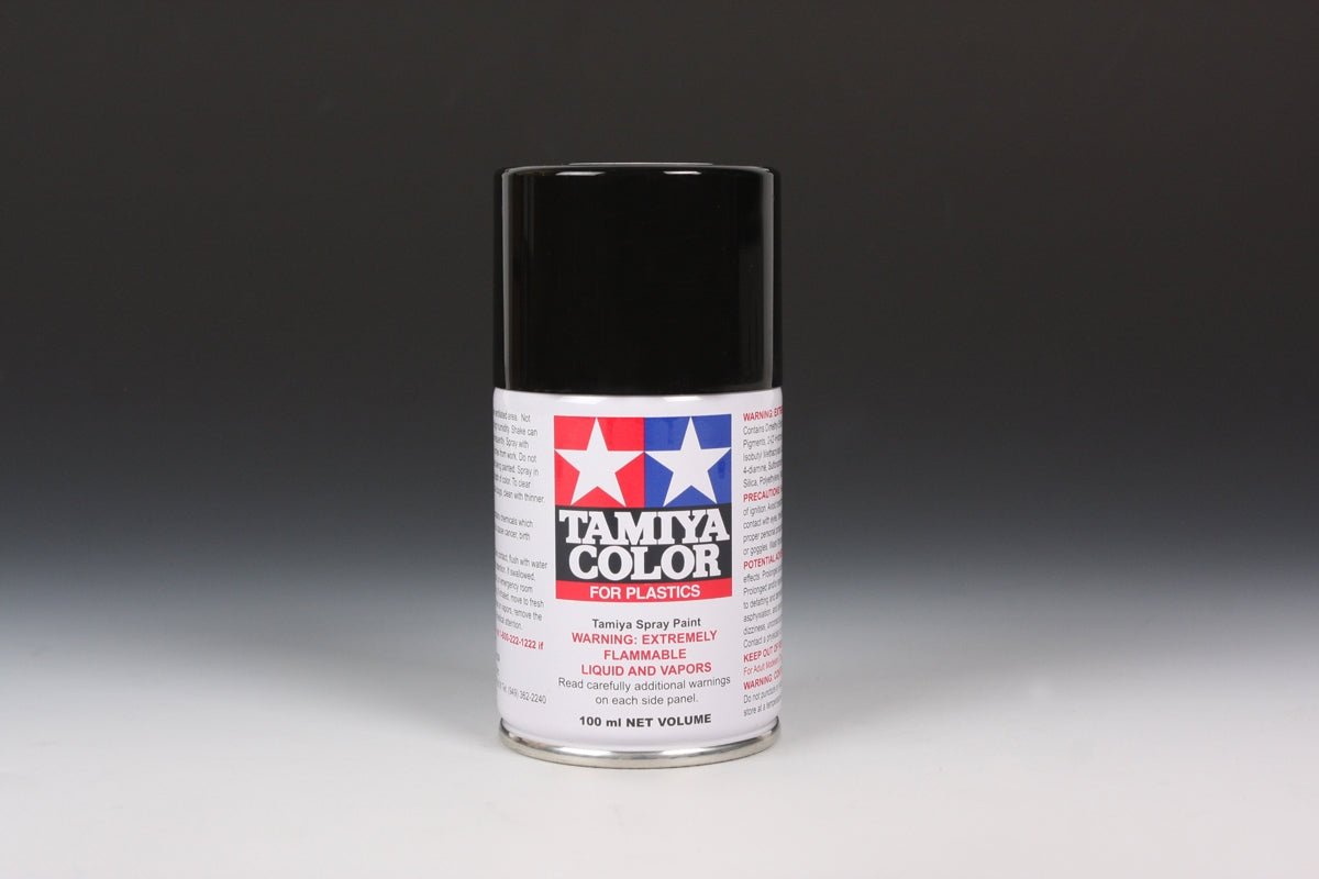 Tamiya TS14 Lacquer Spray 100 ml - Black - The Merri Artist - merriartist.com