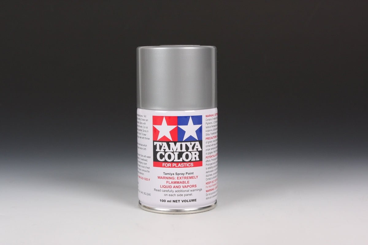 Tamiya TS17 Lacquer Spray 100 ml - Gloss Aluminum - The Merri Artist - merriartist.com