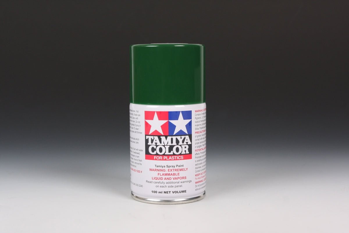 Tamiya TS43 Lacquer Spray 100 ml - Racing Green - The Merri Artist - merriartist.com