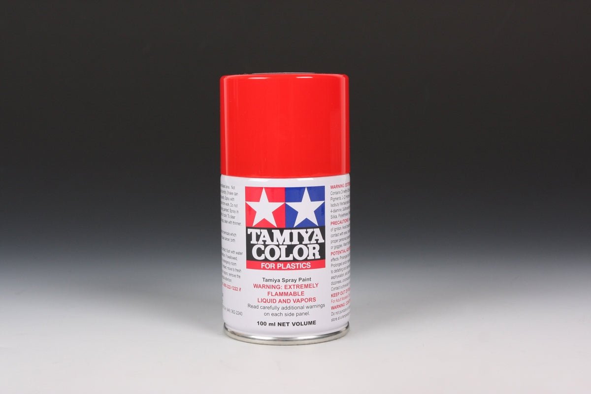 Tamiya TS49 Lacquer Spray 100 ml - Bright Red - The Merri Artist - merriartist.com