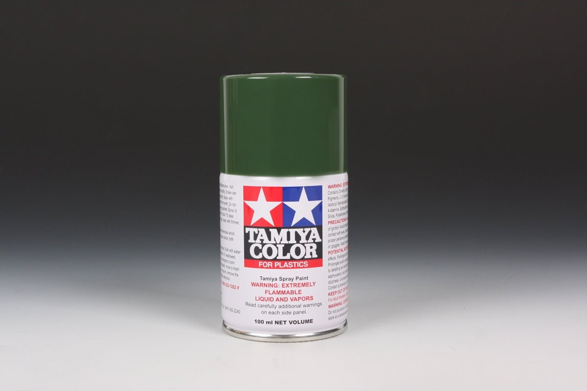 Tamiya TS61 Lacquer Spray 100 ml - NATO Green - The Merri Artist - merriartist.com
