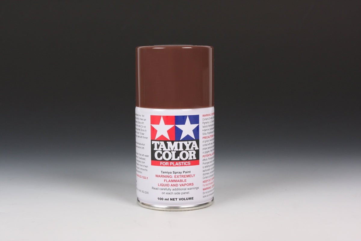 Tamiya TS62 Lacquer Spray 100 ml - NATO Brown - The Merri Artist - merriartist.com