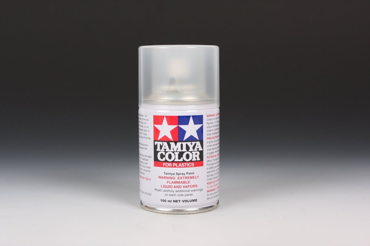 Tamiya TS79 Lacquer Spray 100 ml - Semi - Gloss Clear - The Merri Artist - merriartist.com