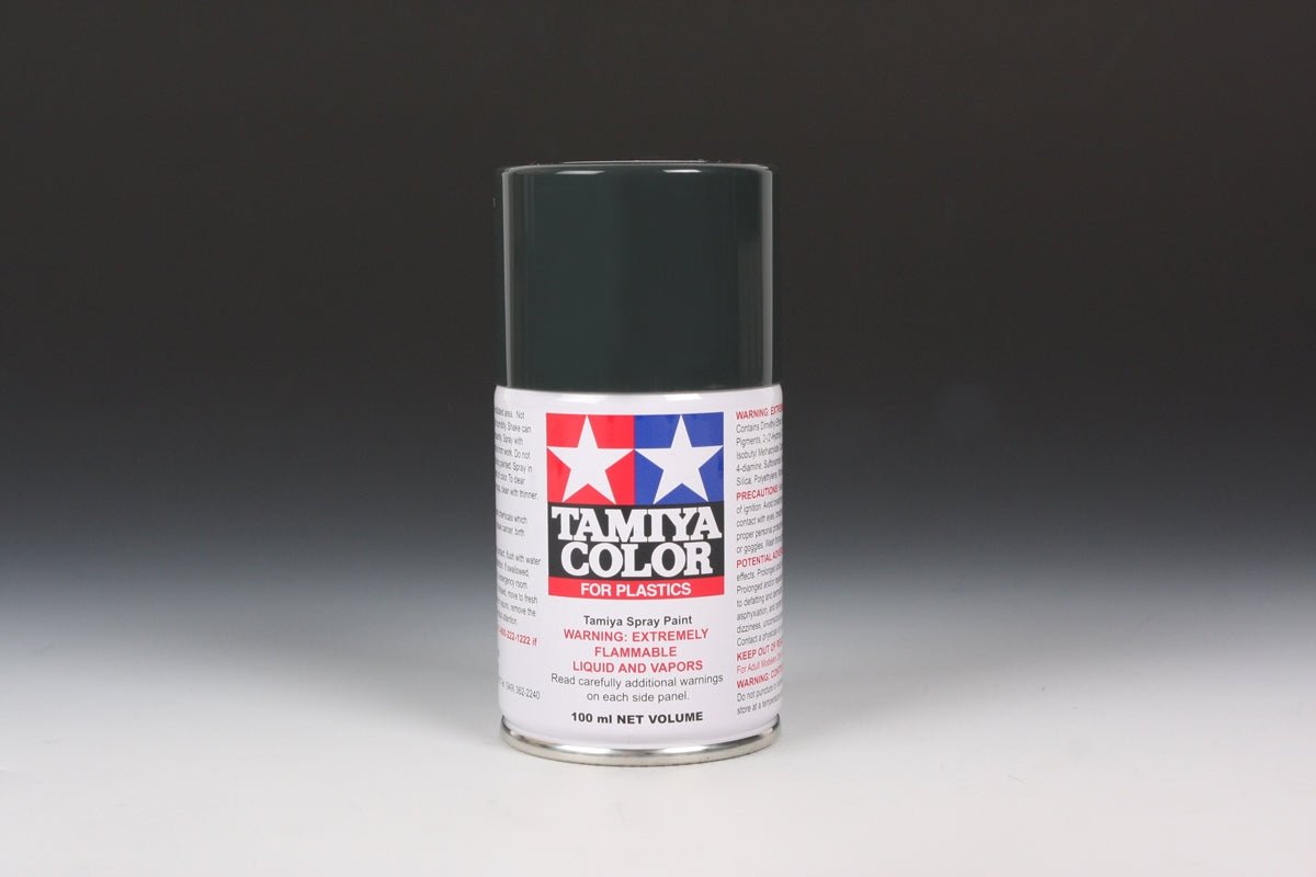 Tamiya TS82 Lacquer Spray 100 ml - Black Rubber - The Merri Artist - merriartist.com