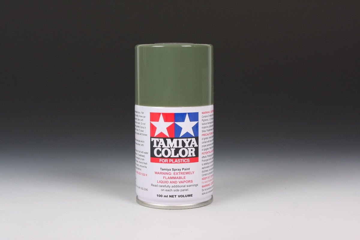 Tamiya TS91 Lacquer Spray 100 ml - Dark Green JGSDF - The Merri Artist - merriartist.com