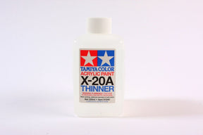 Tamiya X - 20A Acrylic Poly Thinner - 250ml Bottle - The Merri Artist - merriartist.com