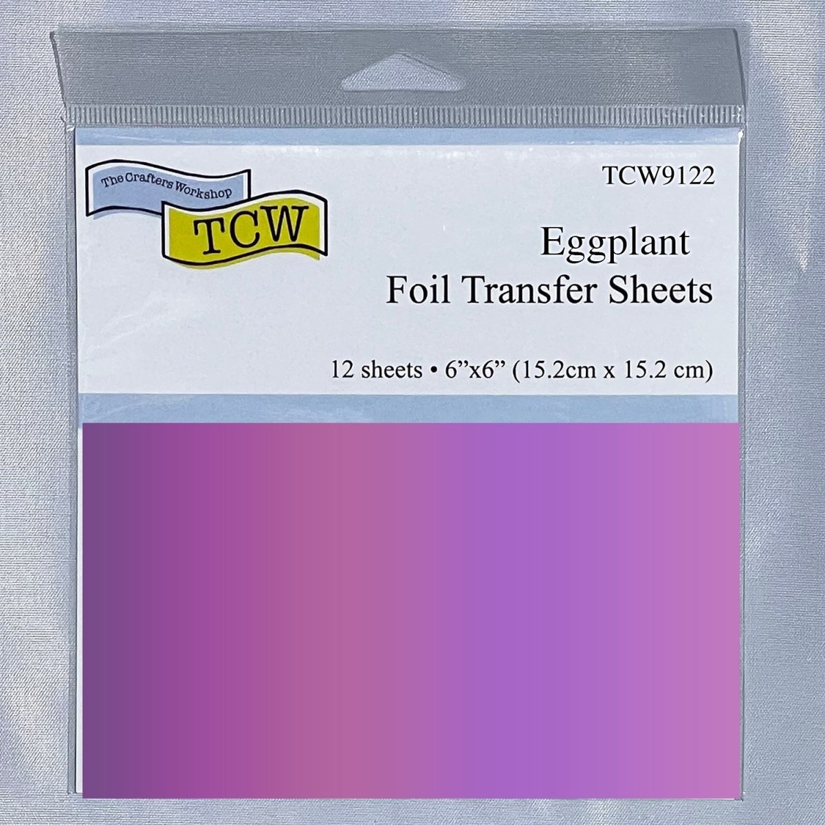 TCW Foil Transfer Sheets 6x6 - 12 Pack - Eggplant - The Merri Artist - merriartist.com