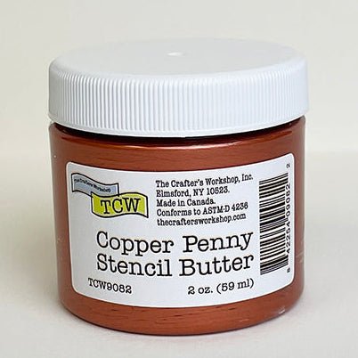 TCW Stencil Butter - Copper Penny 2 oz. (59 ml) - The Merri Artist - merriartist.com