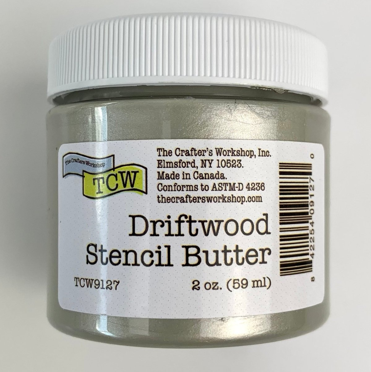 TCW Stencil Butter - Driftwood 2 oz. (59 ml) - The Merri Artist - merriartist.com