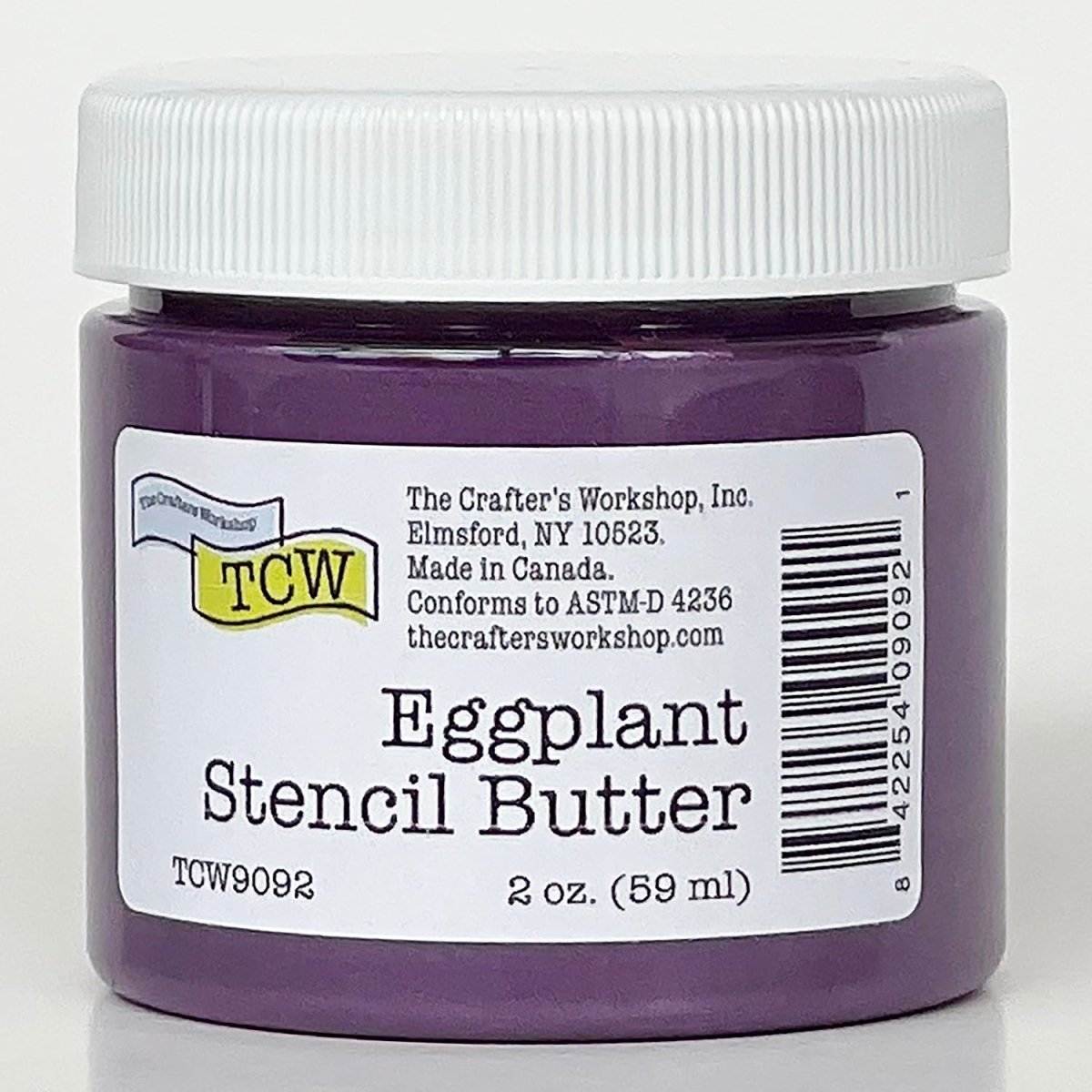 TCW Stencil Butter - Eggplant 2 oz. (59 ml) - The Merri Artist - merriartist.com