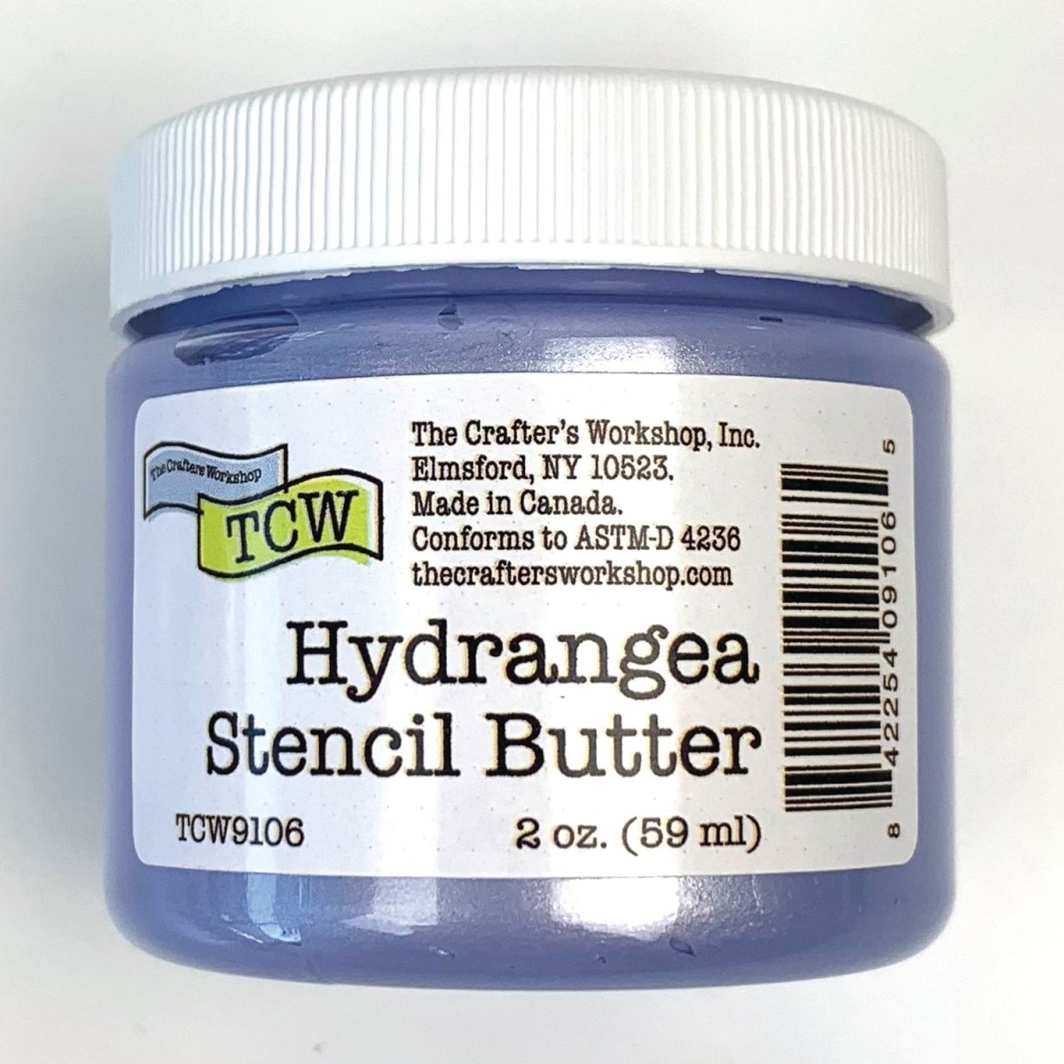 TCW Stencil Butter - Hydrangea 2 oz. (59 ml) - The Merri Artist - merriartist.com