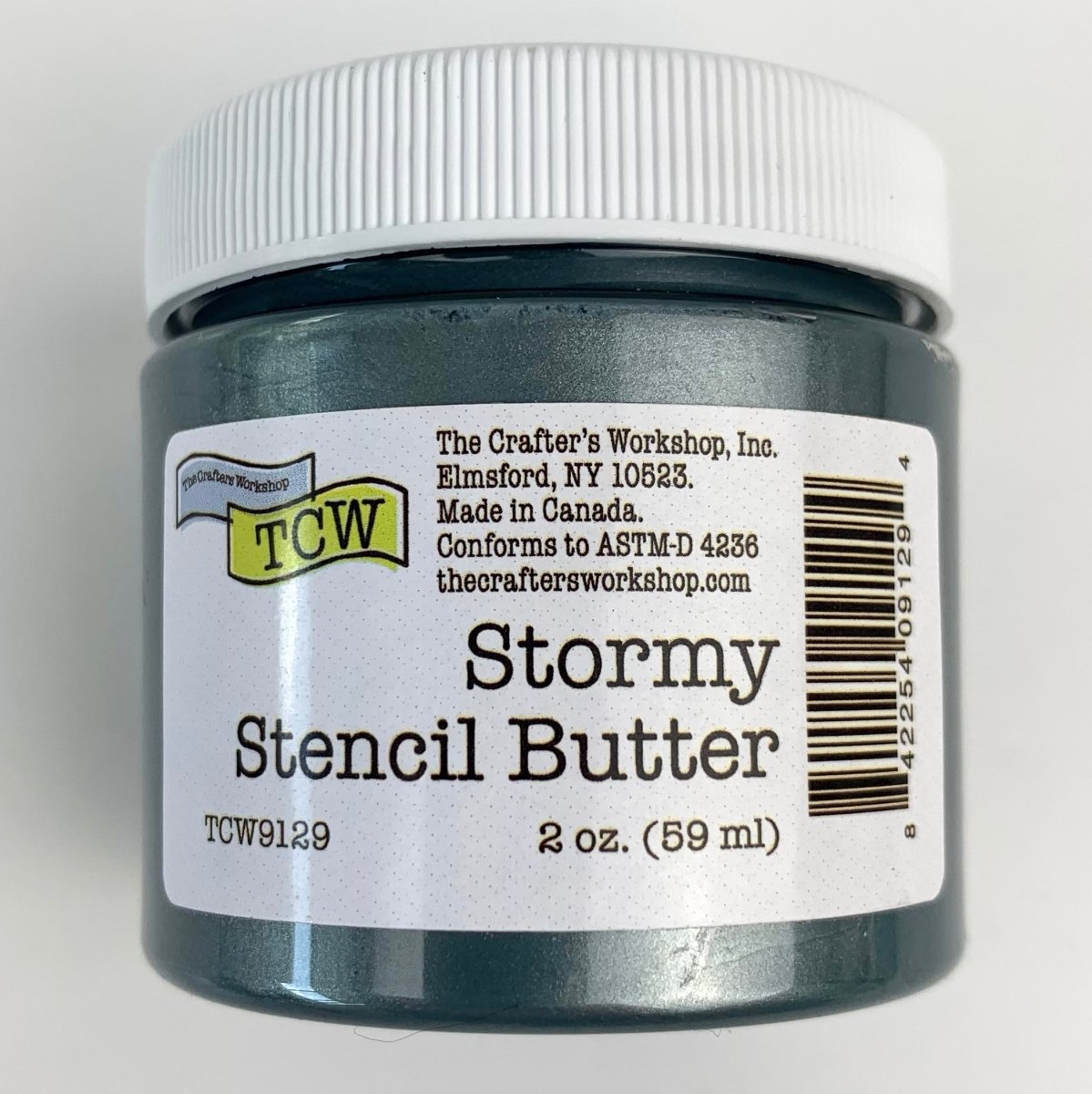 TCW Stencil Butter - Stormy 2 oz. (59 ml) - The Merri Artist - merriartist.com