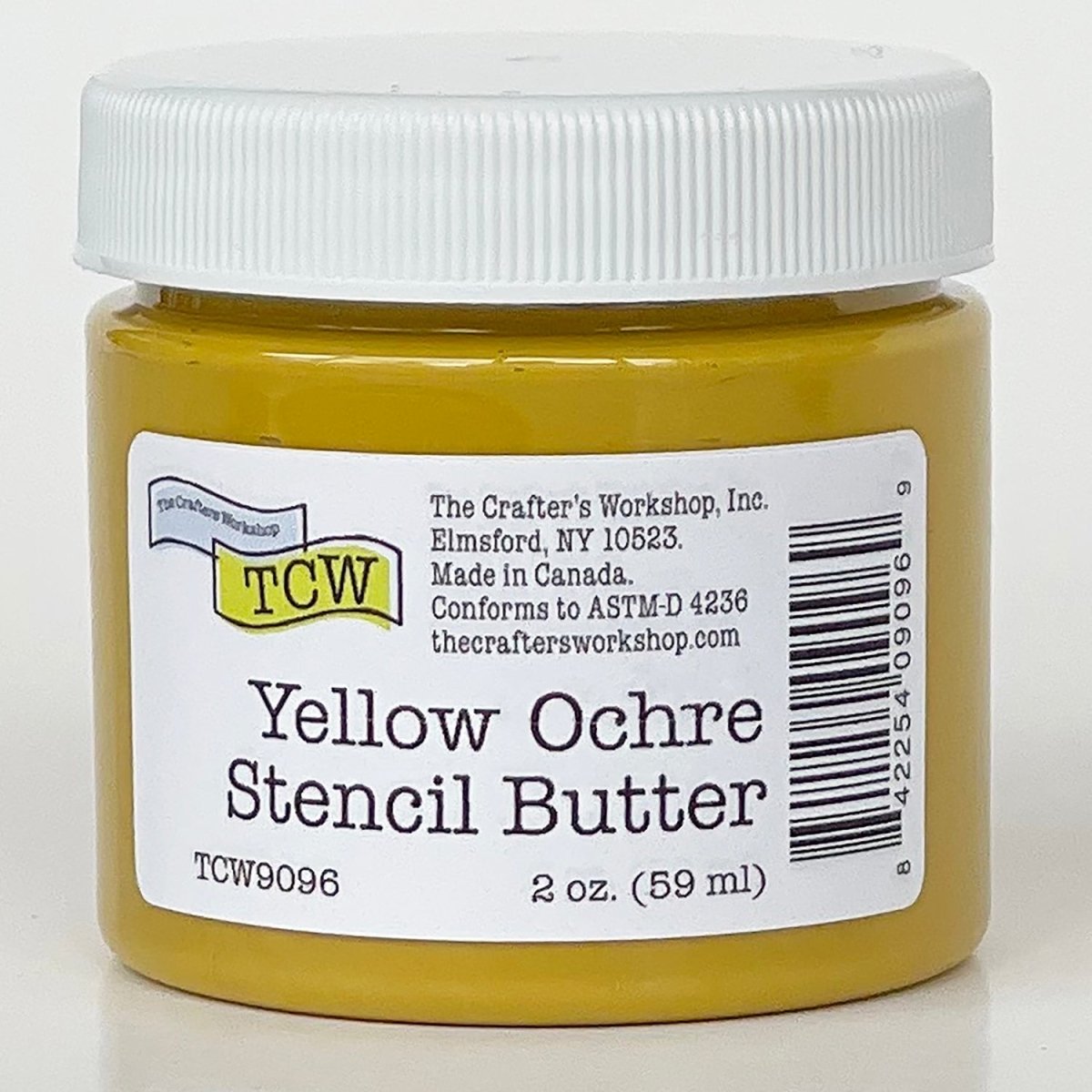 TCW Stencil Butter - Yellow Ochre 2 oz. (59 ml) - The Merri Artist - merriartist.com