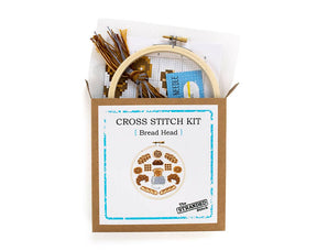 The Stranded Stitch - Bread Head Cross Stitch Kit - The Merri Artist - merriartist.com