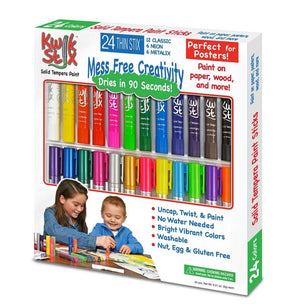 Thinstix Tempera Paint - 24 Pack Colors TPG - 620 - The Merri Artist - merriartist.com