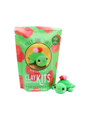 Tilly the Turtle Air Dry Clay Kit - The Merri Artist - merriartist.com