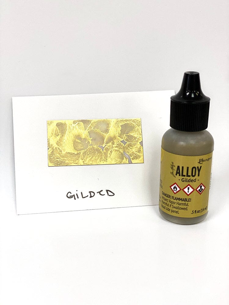 Tim Holtz Alcohol Ink .5oz - Alloy Gilded - The Merri Artist - merriartist.com