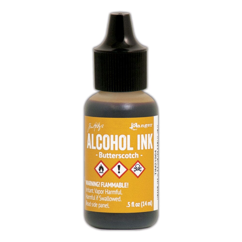 Tim Holtz Alcohol Ink .5oz - Butterscotch - The Merri Artist - merriartist.com