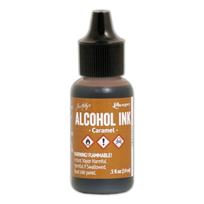 Tim Holtz Alcohol Ink .5oz - Caramel - The Merri Artist - merriartist.com