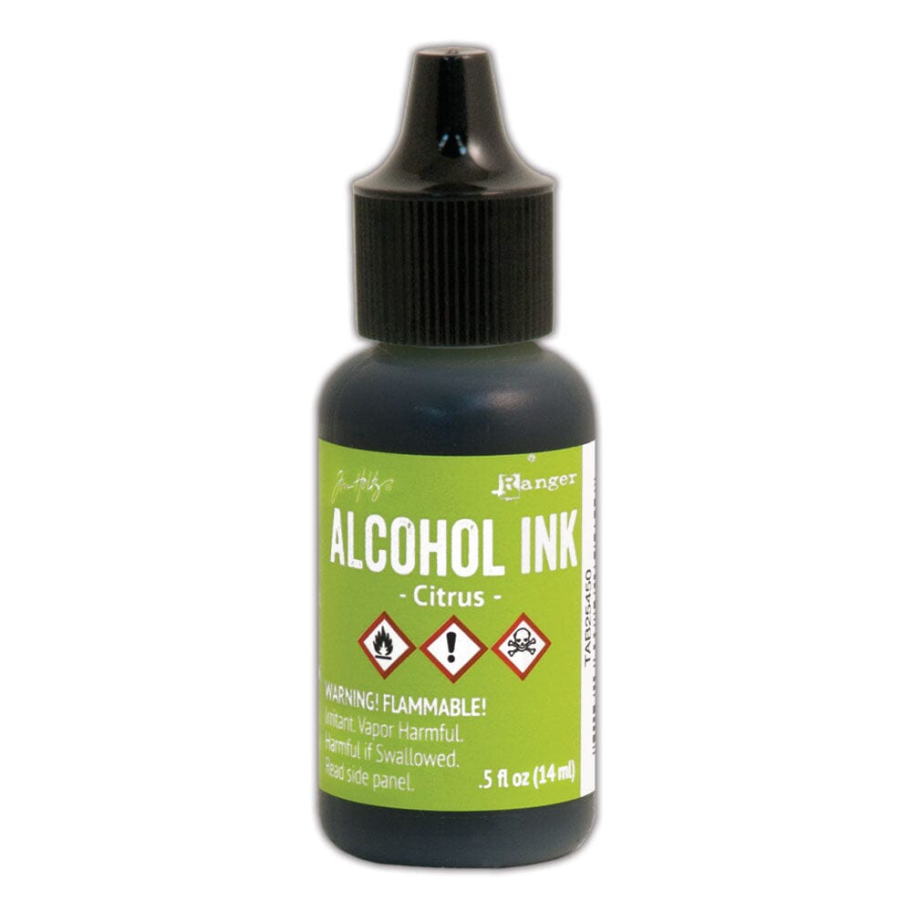 Tim Holtz Alcohol Ink .5oz - Citrus - The Merri Artist - merriartist.com