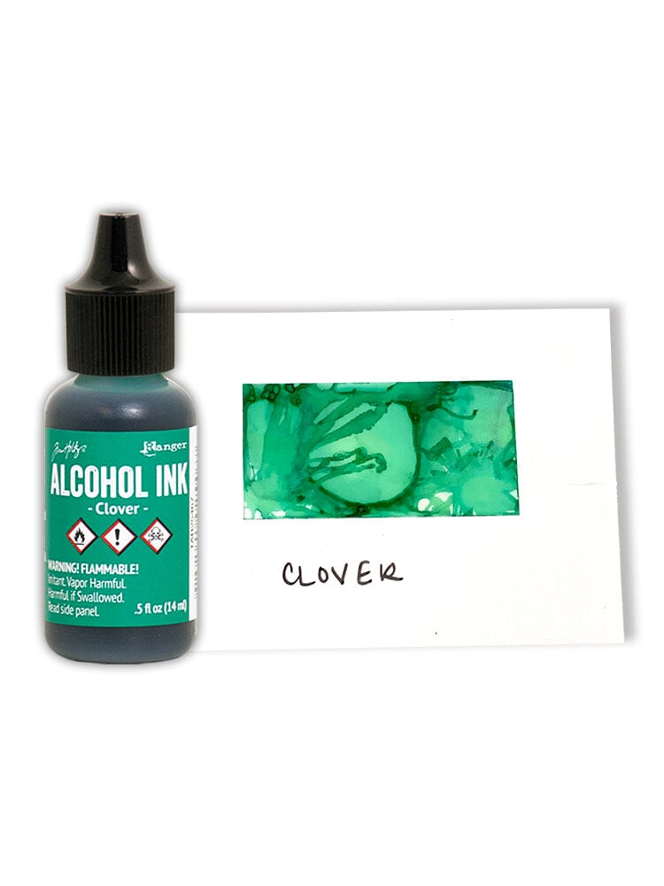 Tim Holtz Alcohol Ink .5oz - Clover - The Merri Artist - merriartist.com