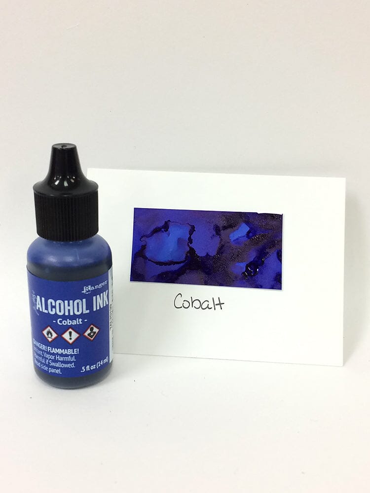 Tim Holtz Alcohol Ink .5oz - Cobalt - The Merri Artist - merriartist.com