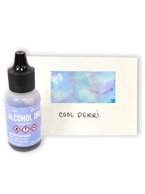 Tim Holtz Alcohol Ink .5oz - Cool Peri - The Merri Artist - merriartist.com