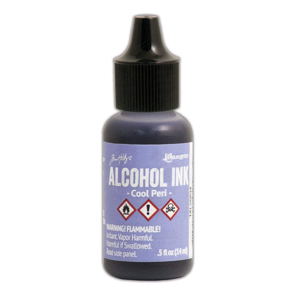 Tim Holtz Alcohol Ink .5oz - Cool Peri - The Merri Artist - merriartist.com