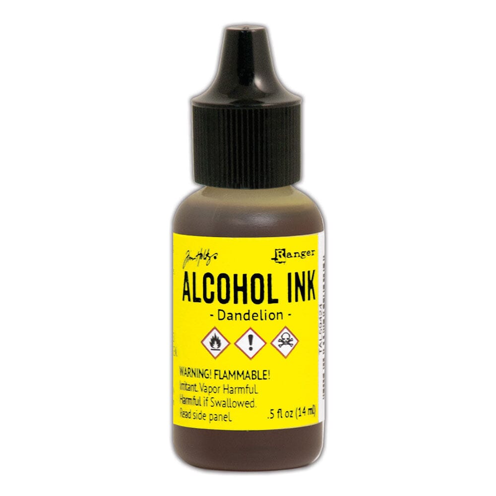 Tim Holtz Alcohol Ink .5oz - Dandelion - The Merri Artist - merriartist.com