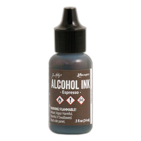 Tim Holtz Alcohol Ink .5oz - Espresso - The Merri Artist - merriartist.com