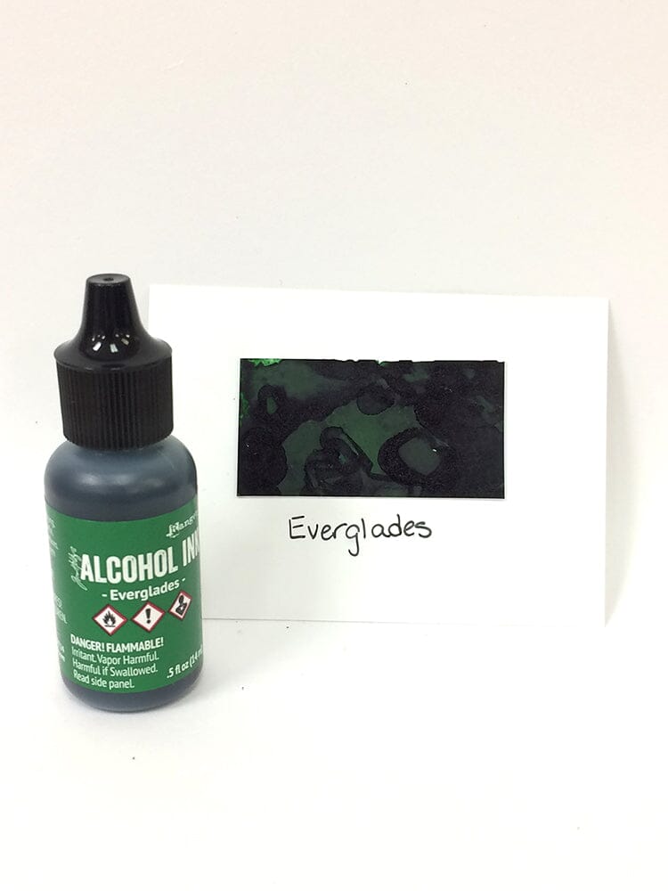 Tim Holtz Alcohol Ink .5oz - Everglades - The Merri Artist - merriartist.com