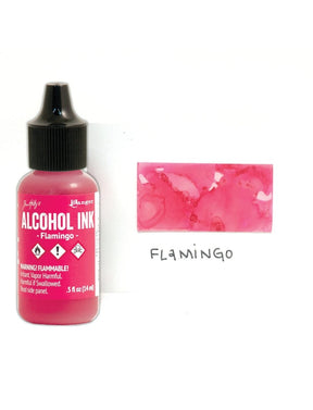 Tim Holtz Alcohol Ink .5oz - Flamingo - The Merri Artist - merriartist.com