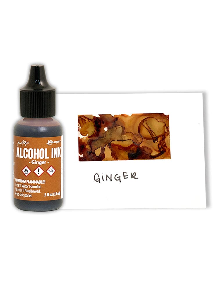 Tim Holtz Alcohol Ink .5oz - Ginger - The Merri Artist - merriartist.com