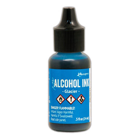 Tim Holtz Alcohol Ink .5oz - Glacier - The Merri Artist - merriartist.com