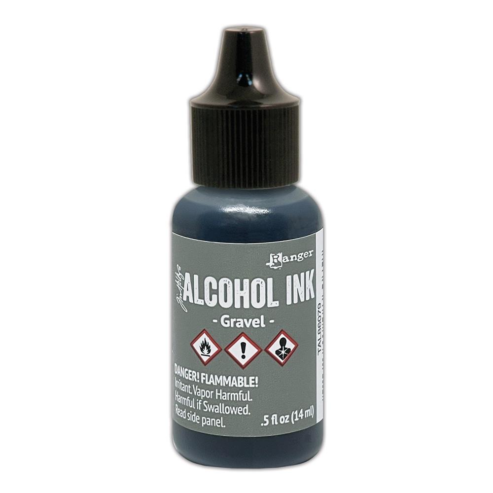 Tim Holtz Alcohol Ink .5oz - Gravel - The Merri Artist - merriartist.com