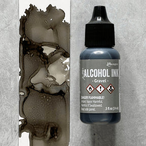 Tim Holtz Alcohol Ink .5oz - Gravel - The Merri Artist - merriartist.com