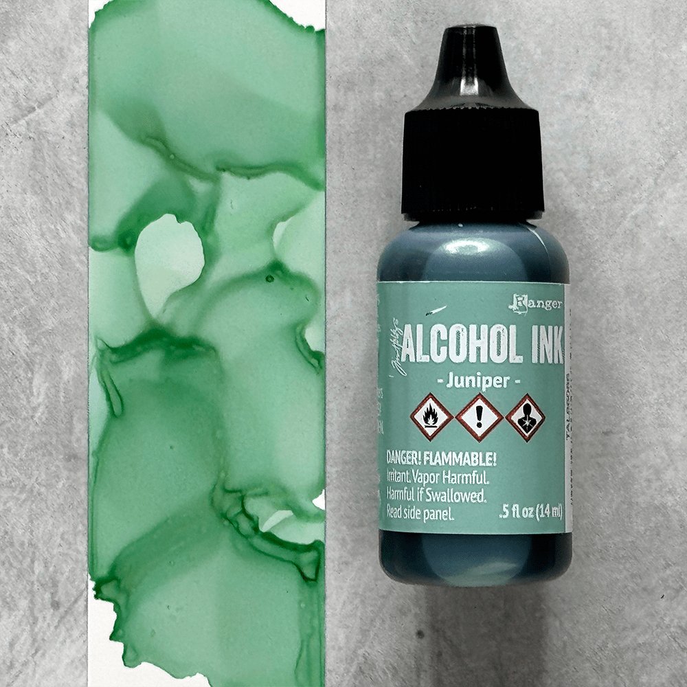 Tim Holtz Alcohol Ink .5oz - Juniper - The Merri Artist - merriartist.com