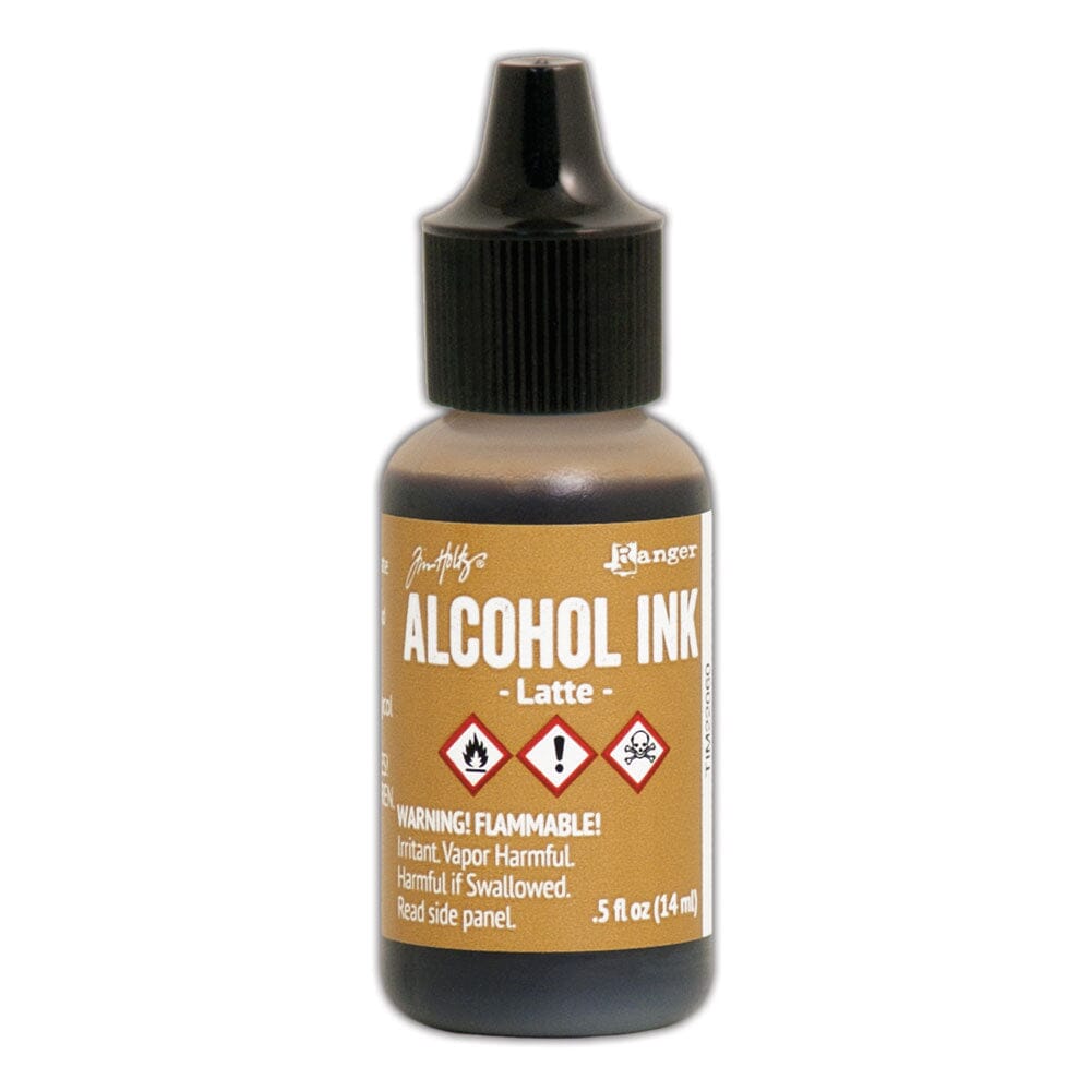 Tim Holtz Alcohol Ink .5oz - Latte - The Merri Artist - merriartist.com