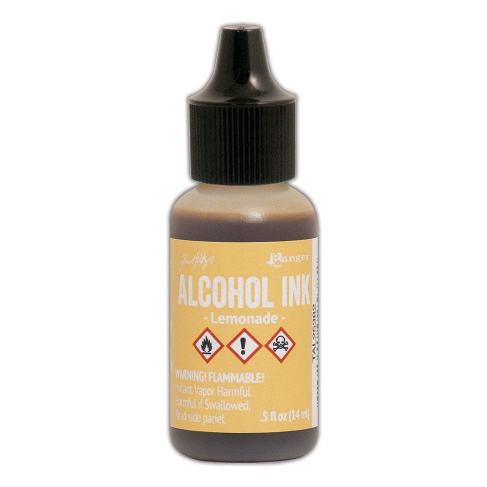 Tim Holtz Alcohol Ink .5oz - Lemonade - The Merri Artist - merriartist.com