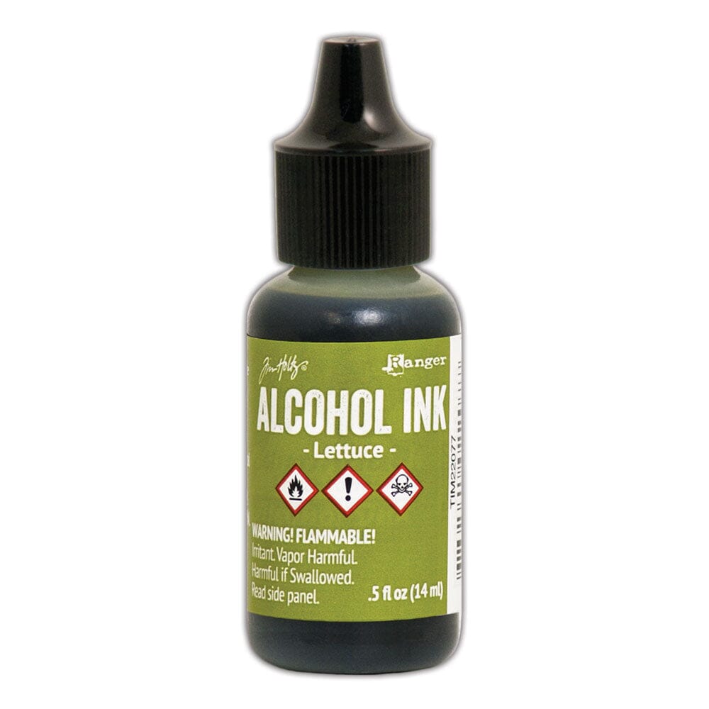 Tim Holtz Alcohol Ink .5oz - Lettuce - The Merri Artist - merriartist.com