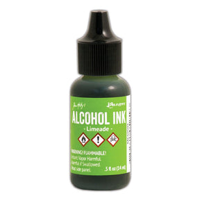 Tim Holtz Alcohol Ink .5oz - Limeade - The Merri Artist - merriartist.com