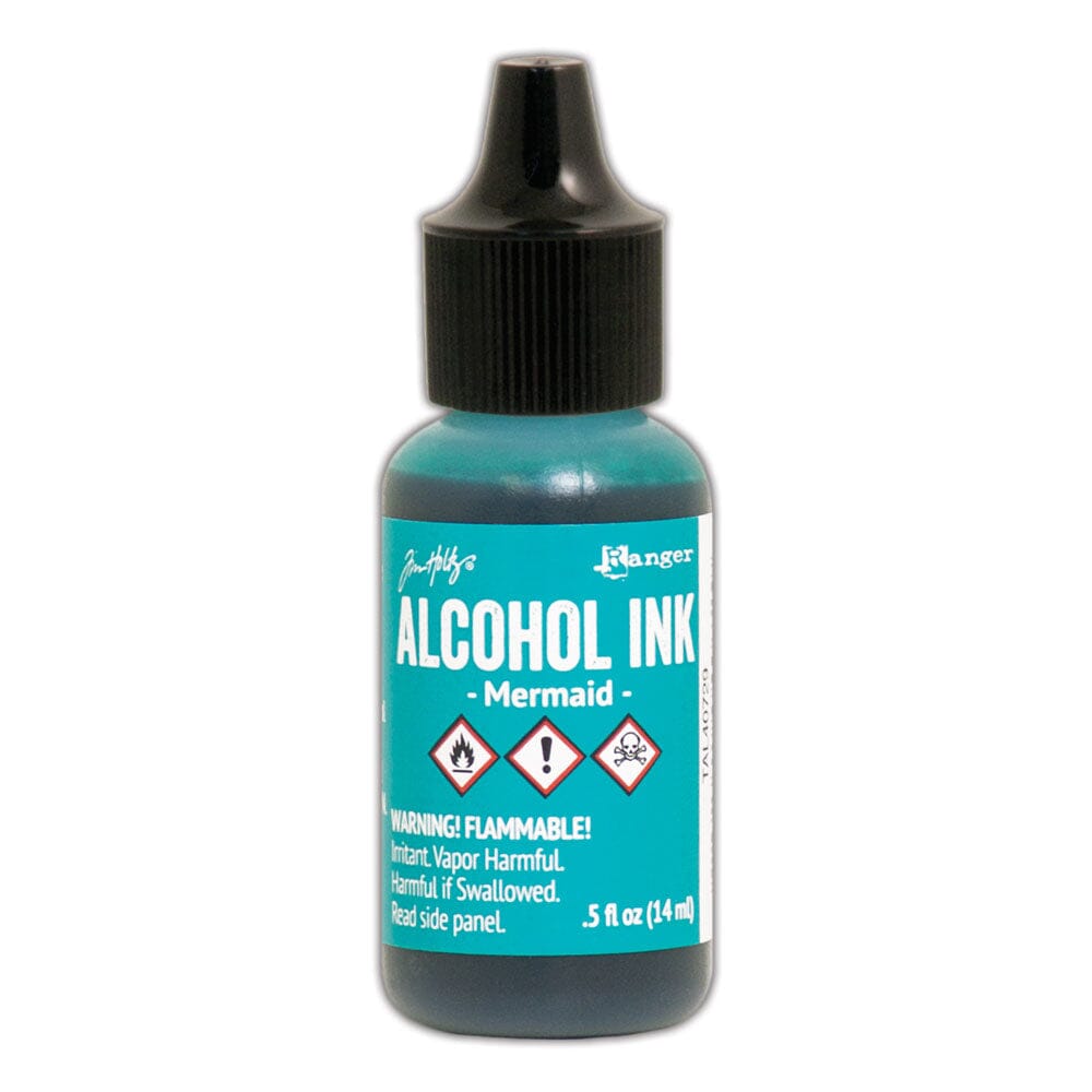 Tim Holtz Alcohol Ink .5oz - Mermaid - The Merri Artist - merriartist.com