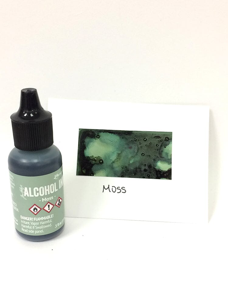 Tim Holtz Alcohol Ink .5oz - Moss - The Merri Artist - merriartist.com