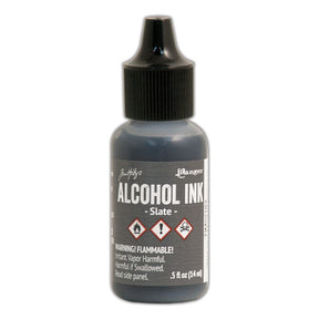 Tim Holtz Alcohol Ink .5oz - Slate - The Merri Artist - merriartist.com